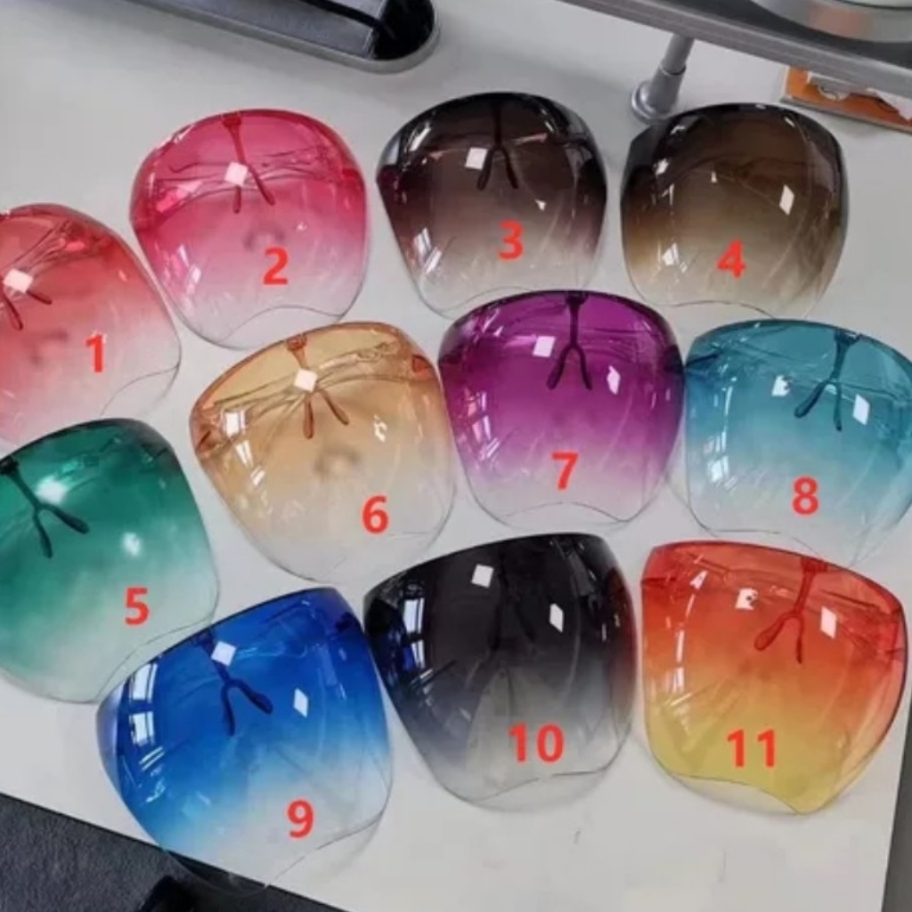Ombre Face Shields